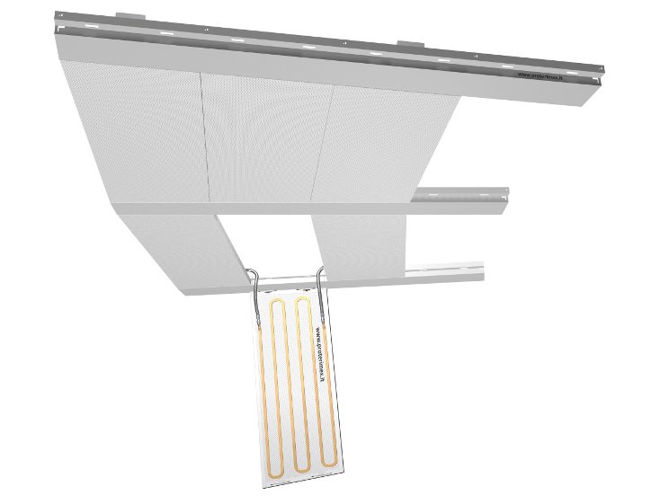 Soffitto riscaldamento e raffrescamento radiante